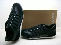 chaussures dsquared hommes new style 2013 cuir cinq tout noir